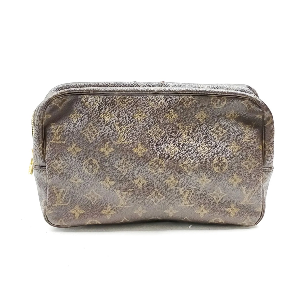 Louis Vuitton Brown Monogram Cosmetic Bag